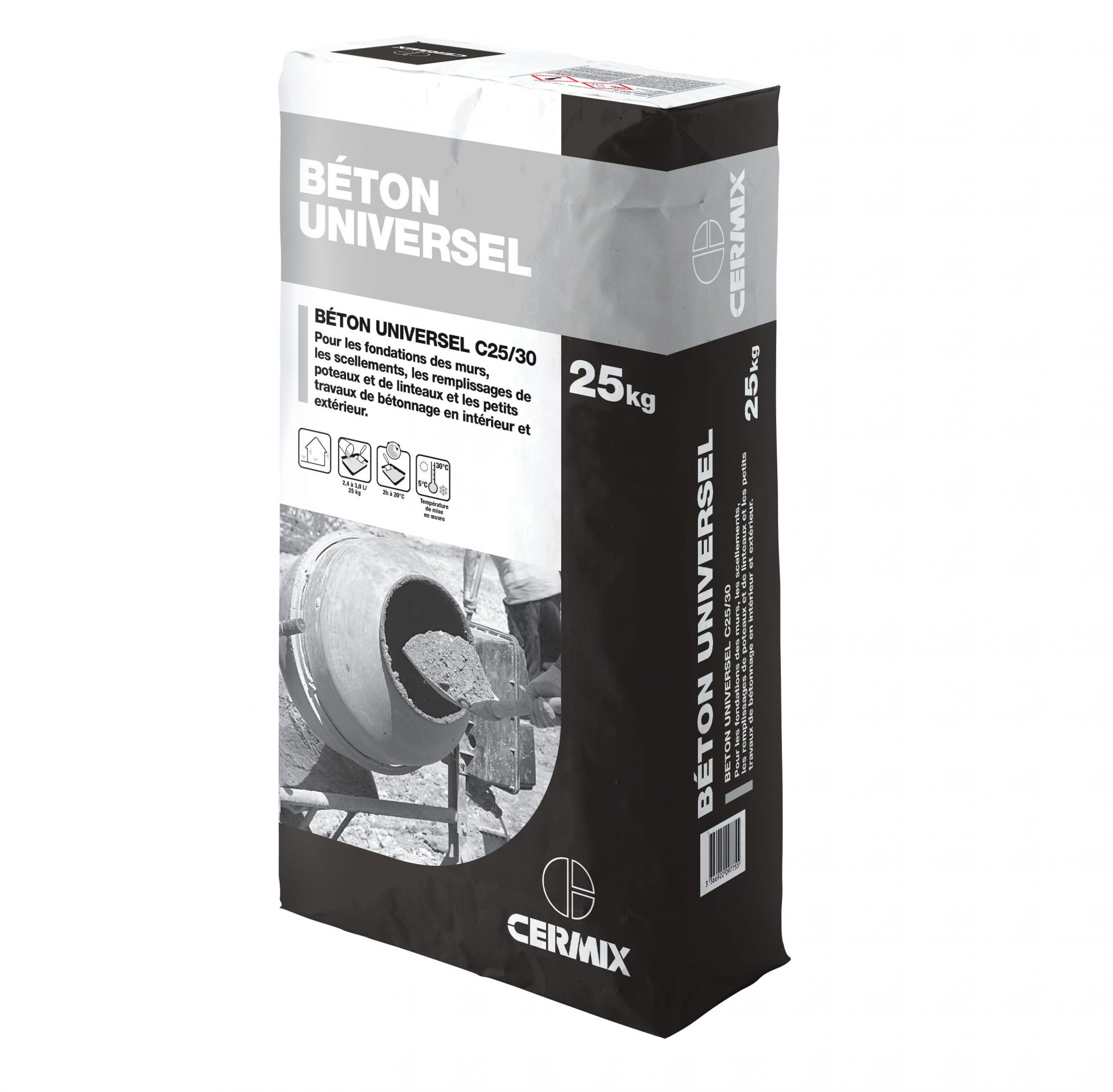 BETON UNIVERSEL Beton universel C25 30 Cermix France